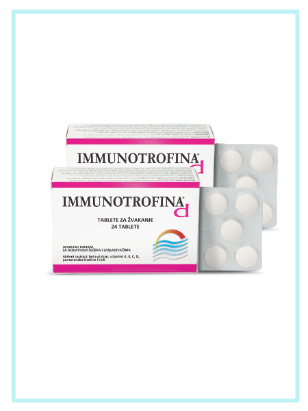 Immunotrofina d 24 tablete za žvakanje AKCIJA 1+1 GRATIS